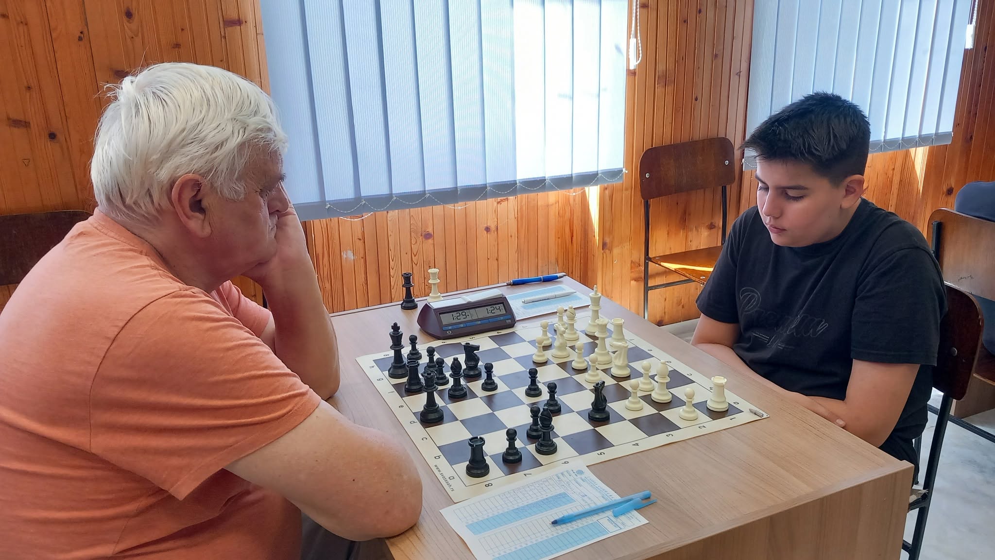 photo of chess players