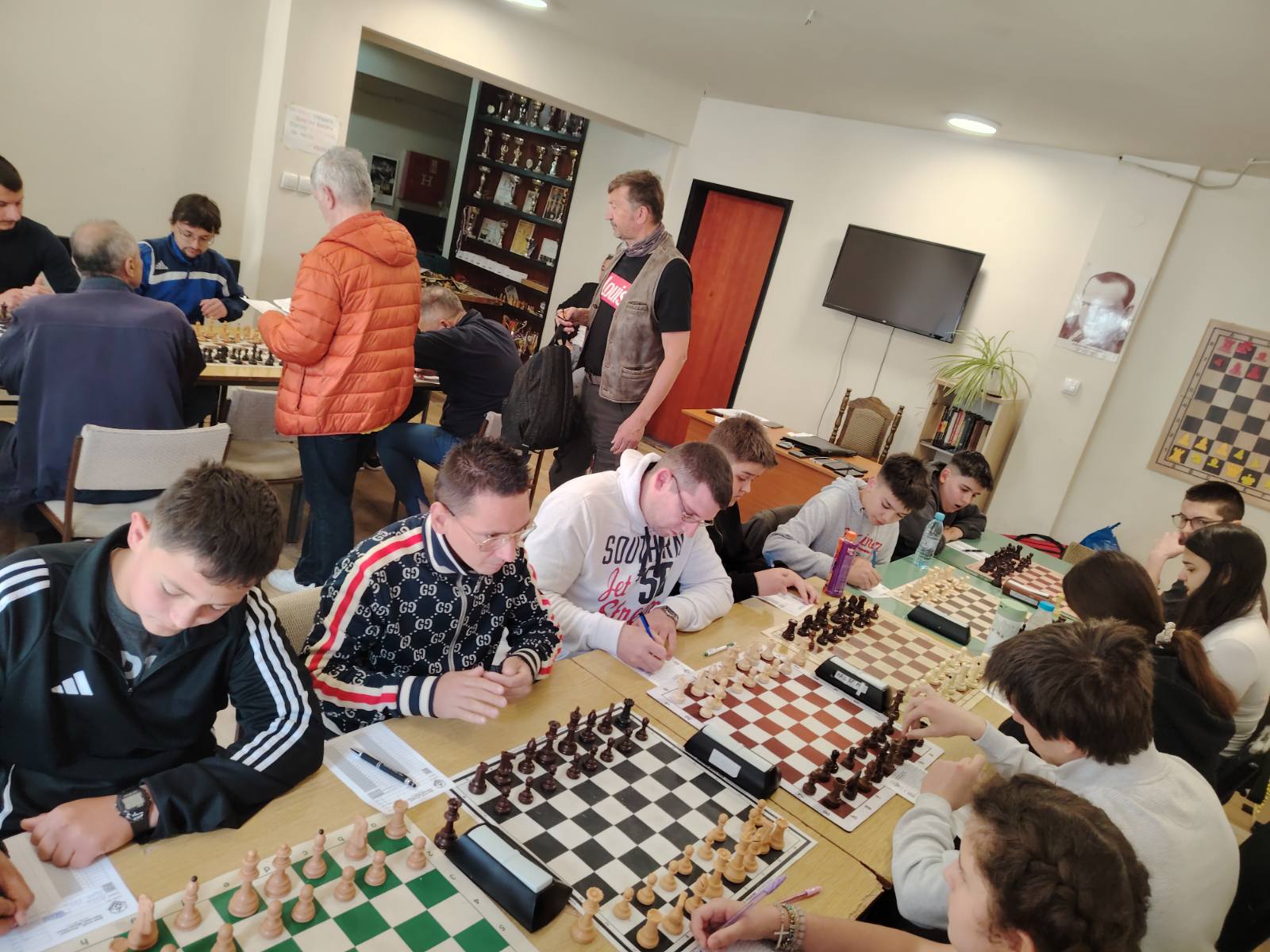photo of chess players