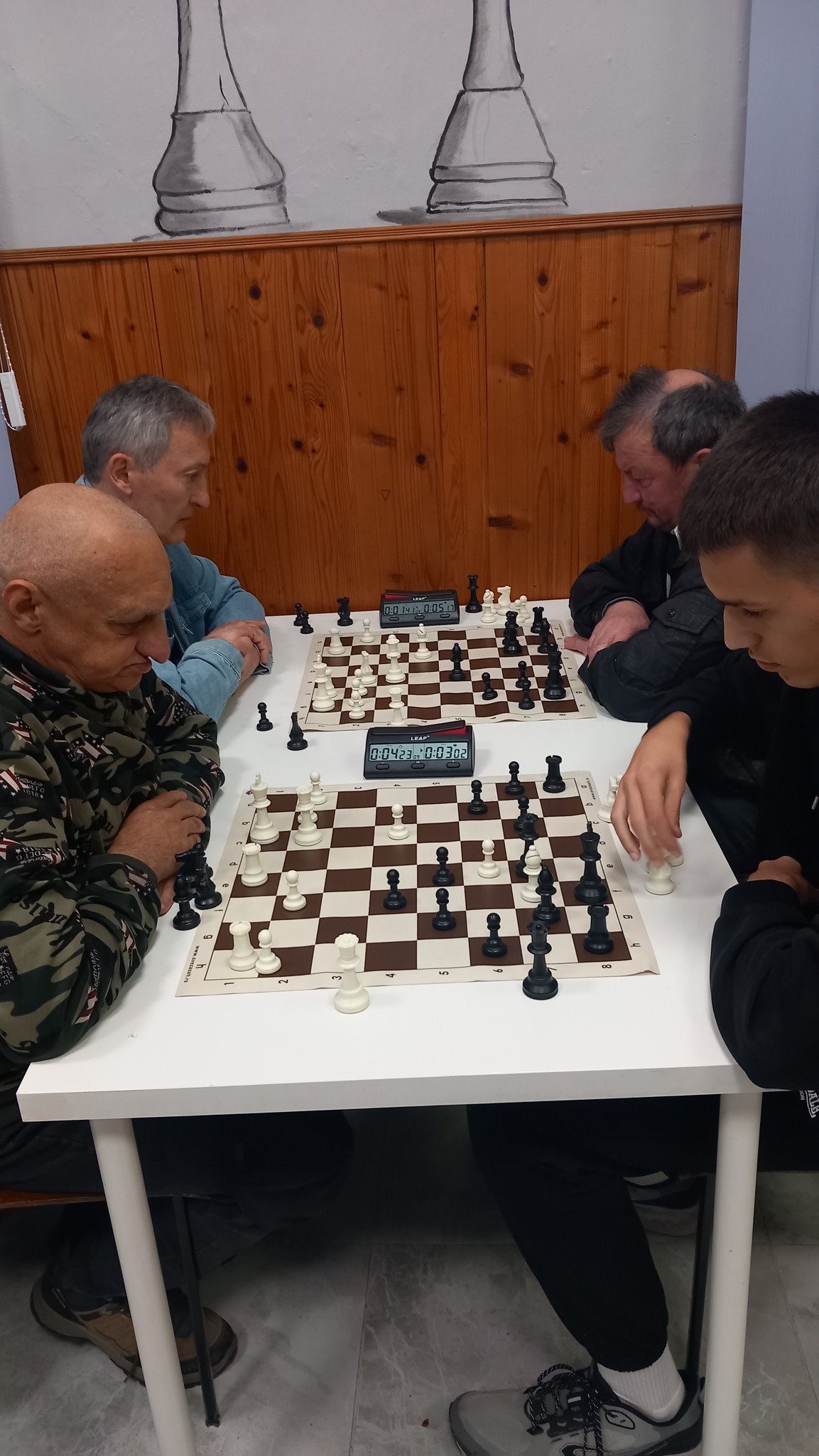 photo of chess players