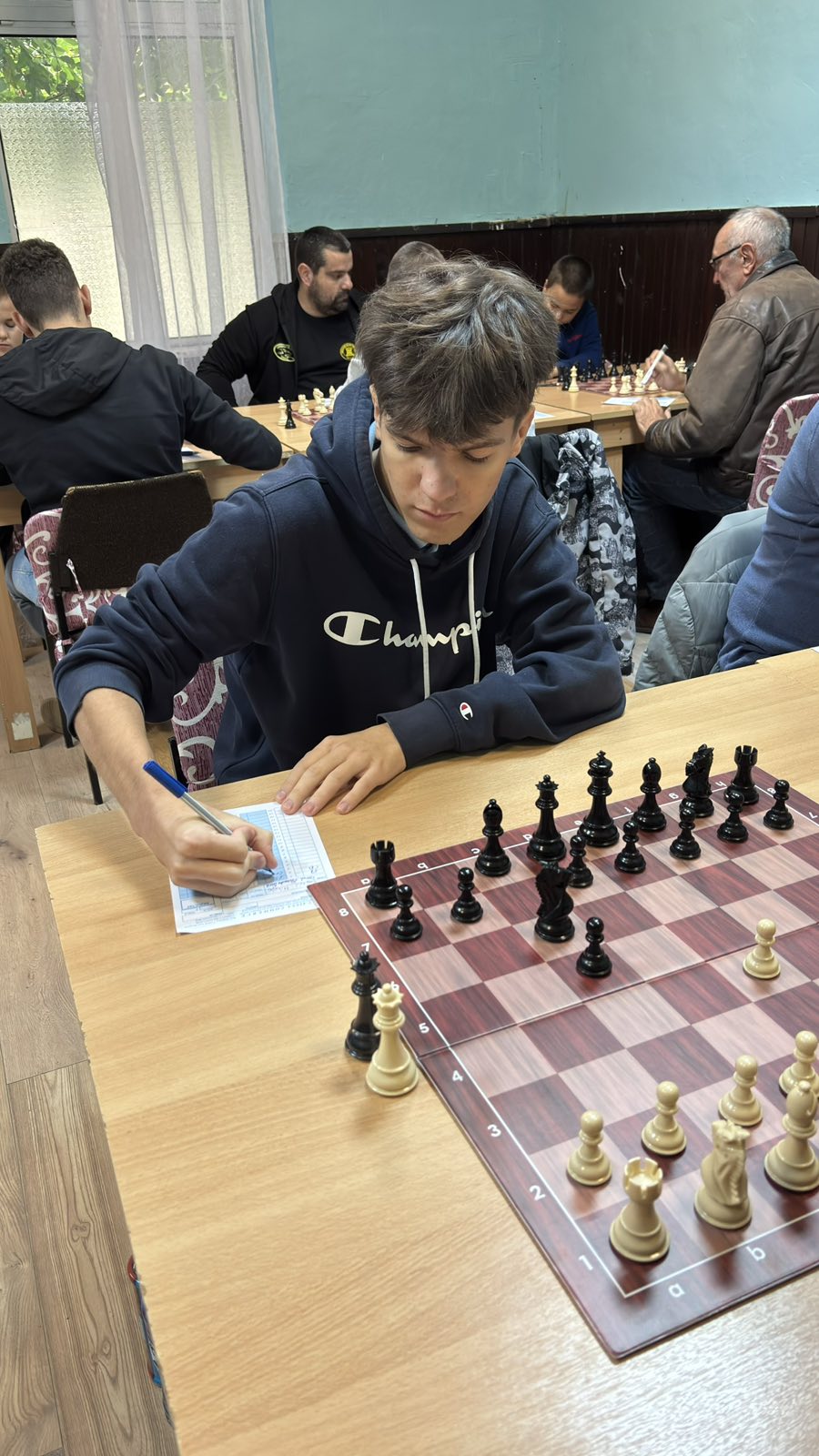 photo of chess players