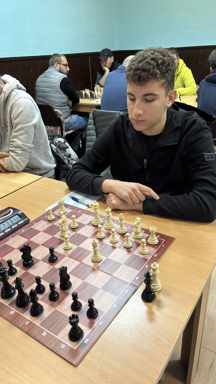 photo of chess players