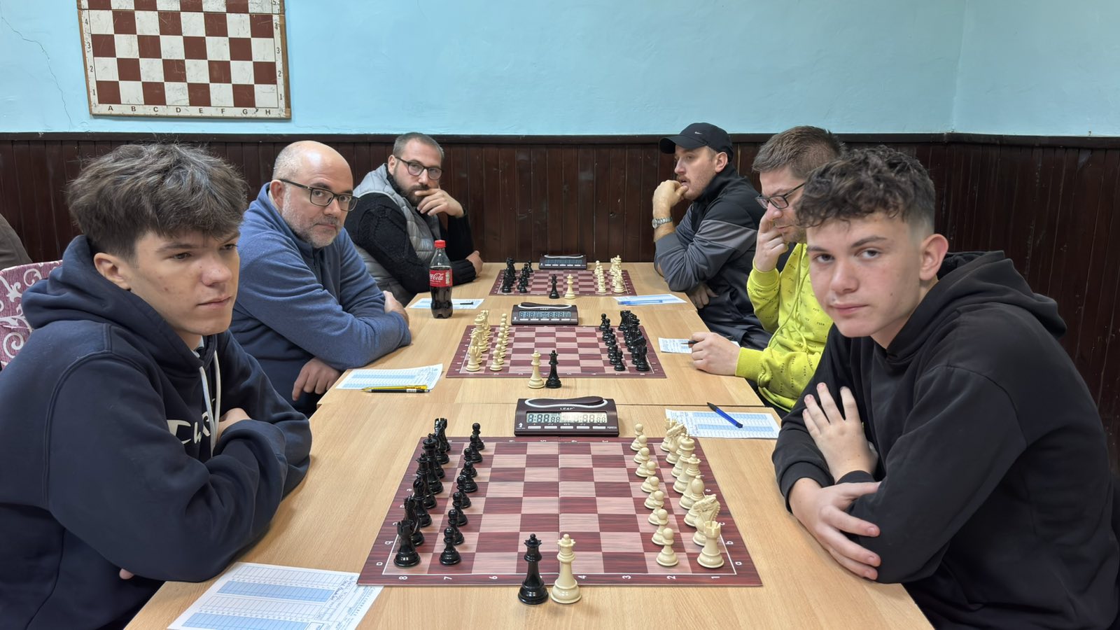 photo of chess players