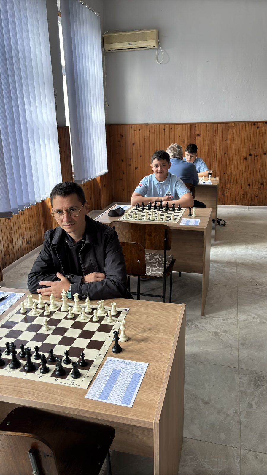 photo of chess players