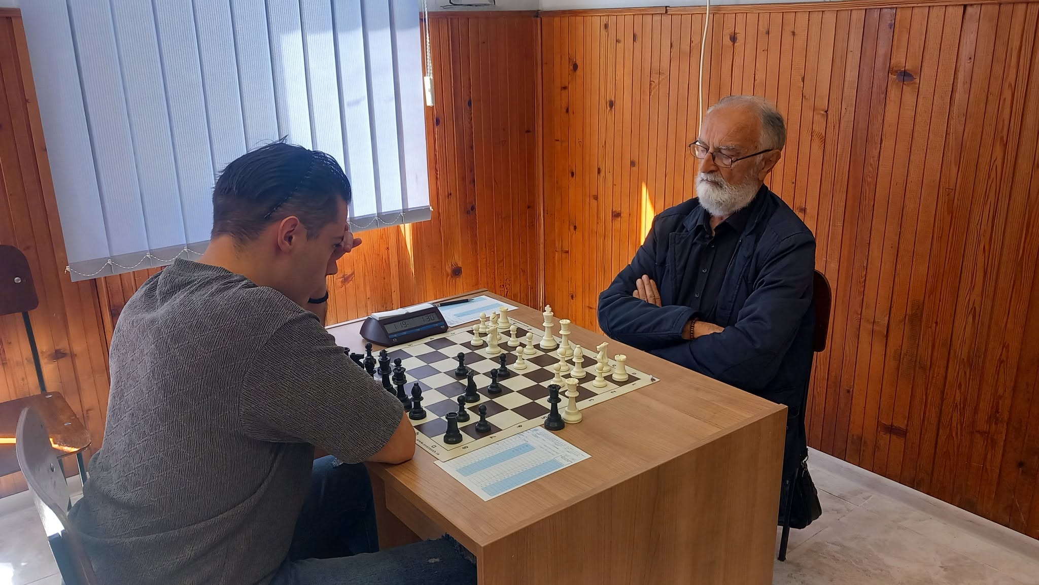 photo of chess players