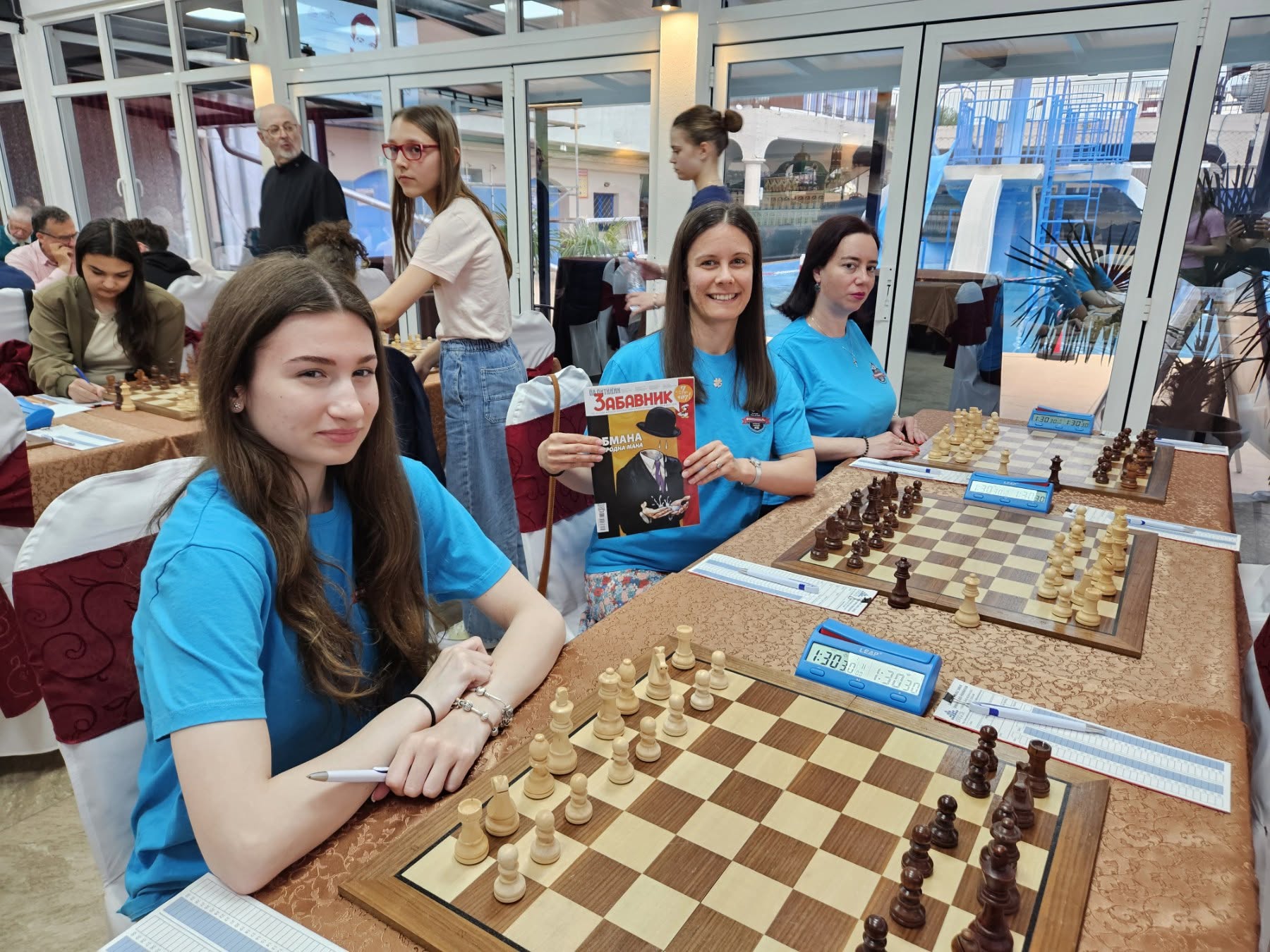 photo of chess players