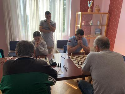 photo of chess players