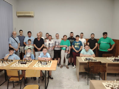 photo of chess players in tournament