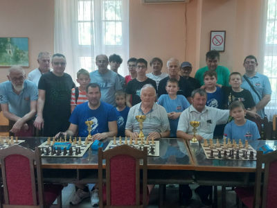 photo of chess players in tournament